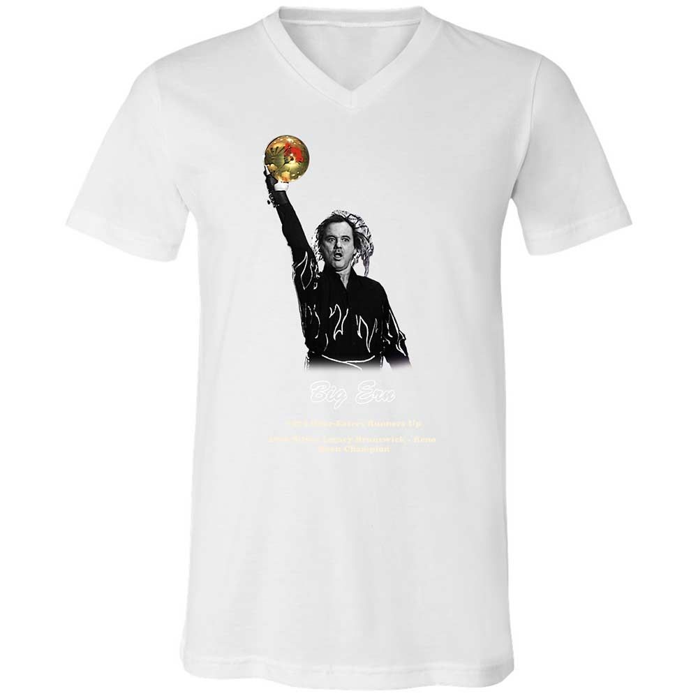 Unisex V-Neck T-Shirt - SCDEBWEH - White - 16