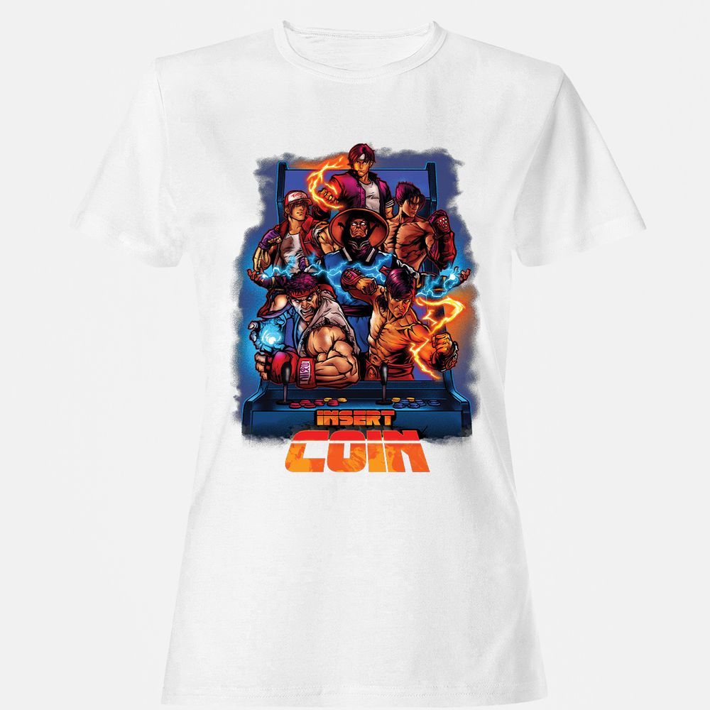 Women's T-Shirt - QB448NDV - White - 16