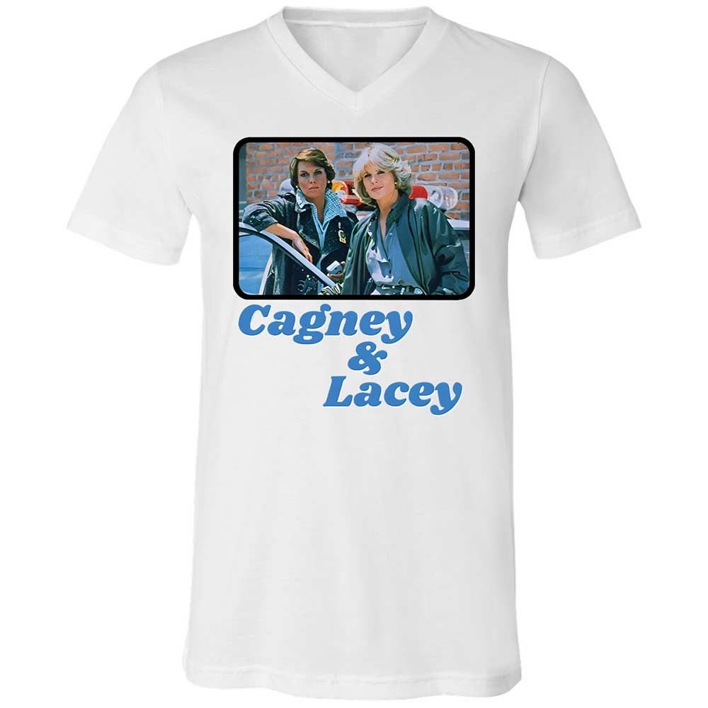 Unisex V-Neck T-Shirt - ESRNHEV8 - White - 16