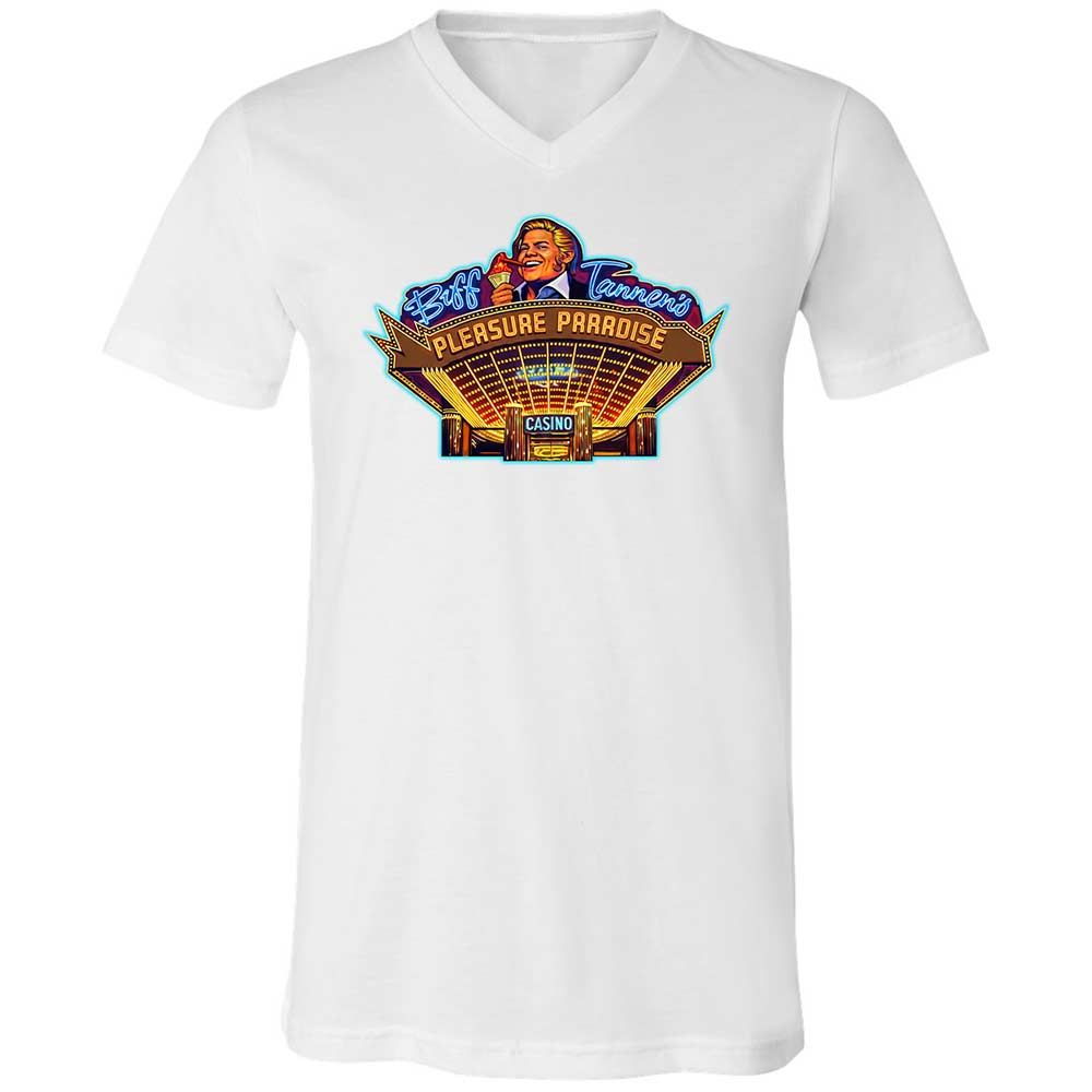 Unisex V-Neck T-Shirt - 4ABQP2TD - White - 16