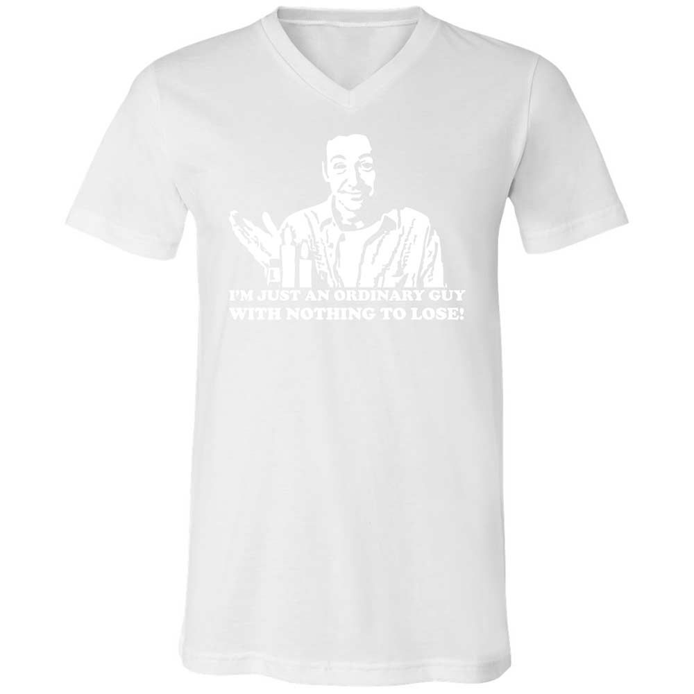 Unisex V-Neck T-Shirt - JMSZVSV4 - White - 16