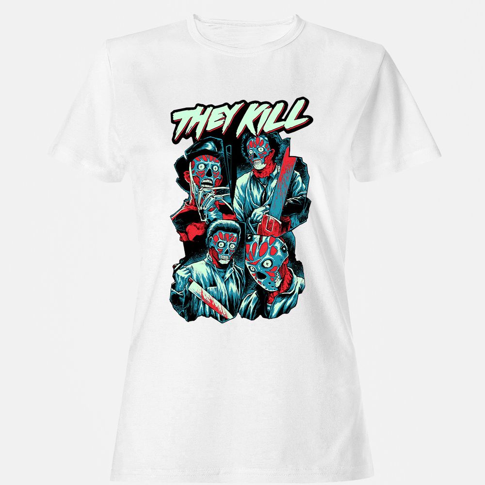 Women's T-Shirt - WJV62VCY - White - 16