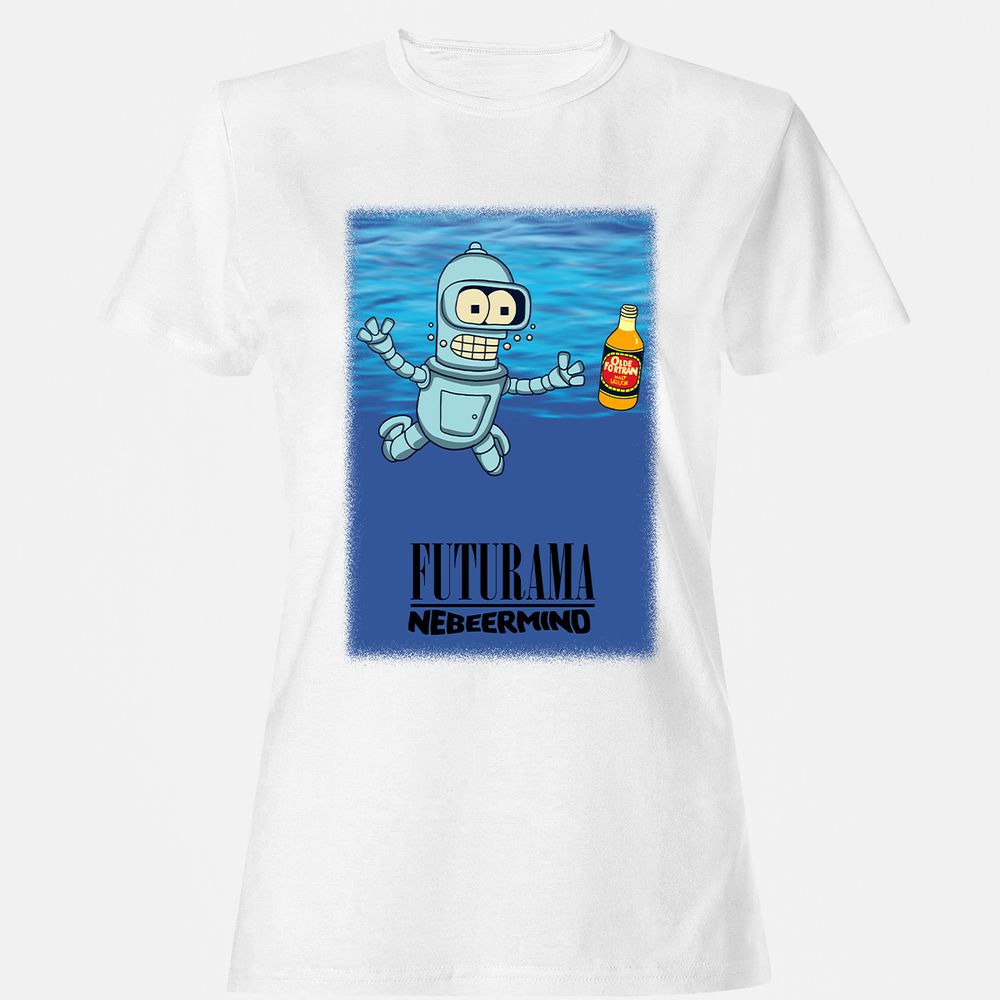 Women's T-Shirt - Q7EL8DZX - White - 16