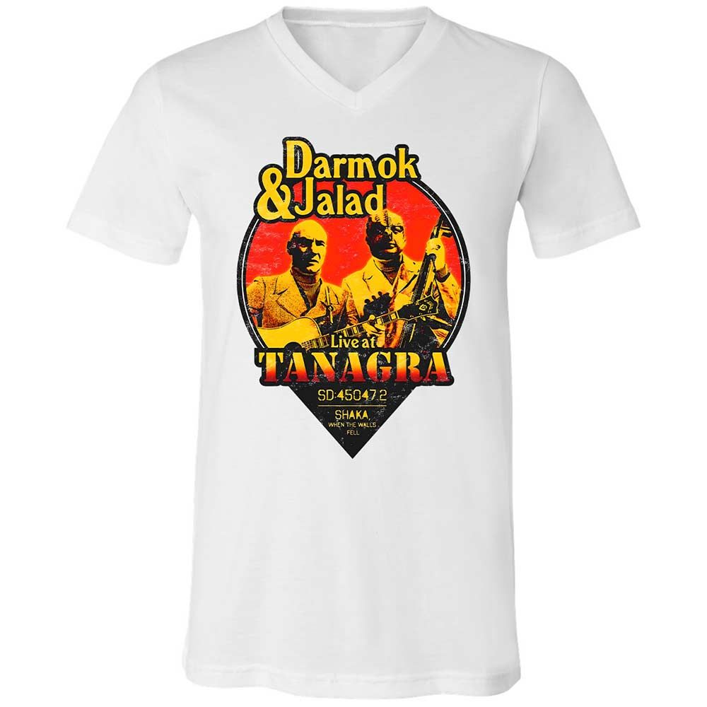 Unisex V-Neck T-Shirt - 3NRGSVWD - White - 16