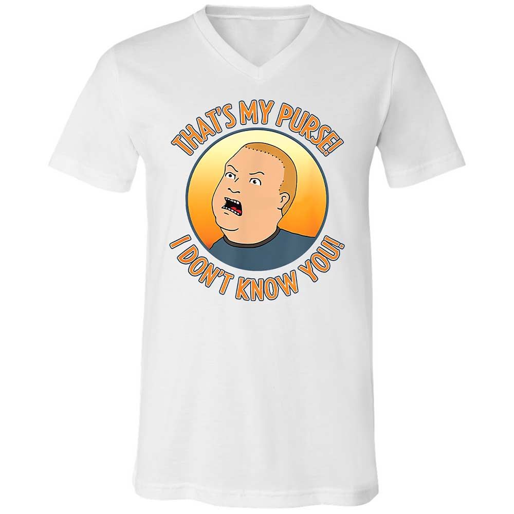 Unisex V-Neck T-Shirt - L65EFU6R - White - 16