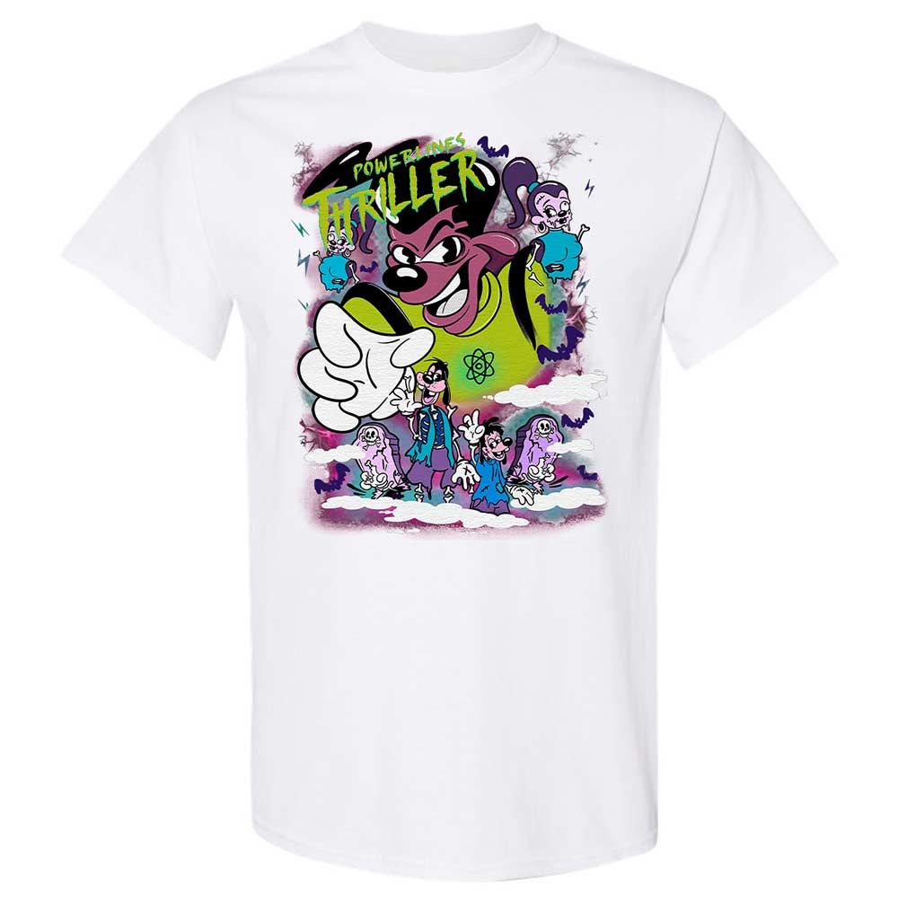 Vintage Pop Cartoon Horror Mashup - White - 16