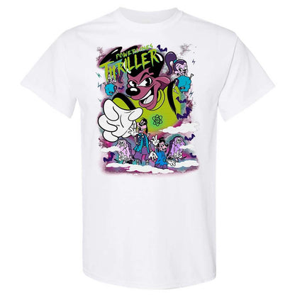Vintage Pop Cartoon Horror Mashup - White - 16