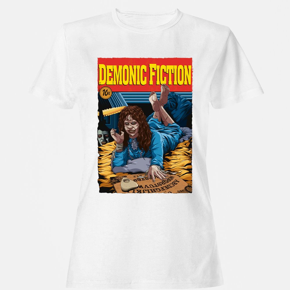 Women's T-Shirt - Q9YYLHJE - White - 16