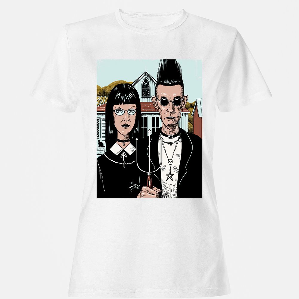 Women's T-Shirt - KY98DPD8 - White - 16
