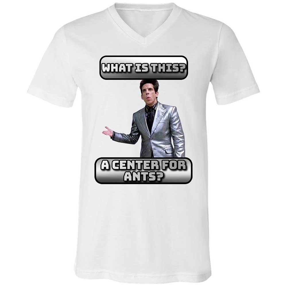 Unisex V-Neck T-Shirt - FKSFQMZ8 - White - 16
