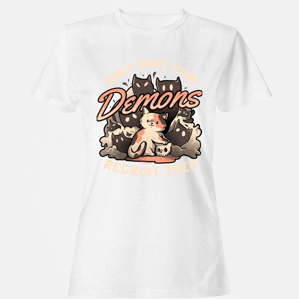 Women's T-Shirt - A4YQWAFN - White - 16