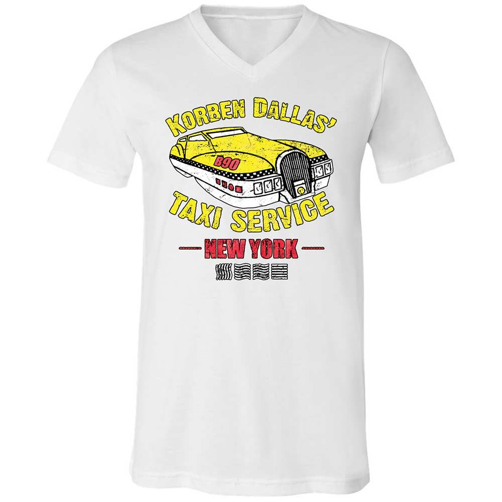 Unisex V-Neck T-Shirt - DMQGD5WP - White - 16