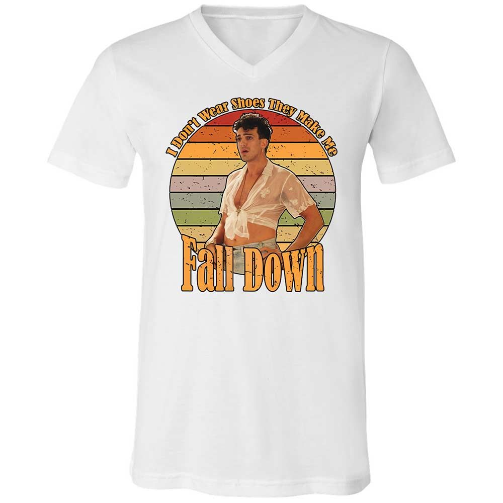 Unisex V-Neck T-Shirt - P6GA3WSP - White - 16