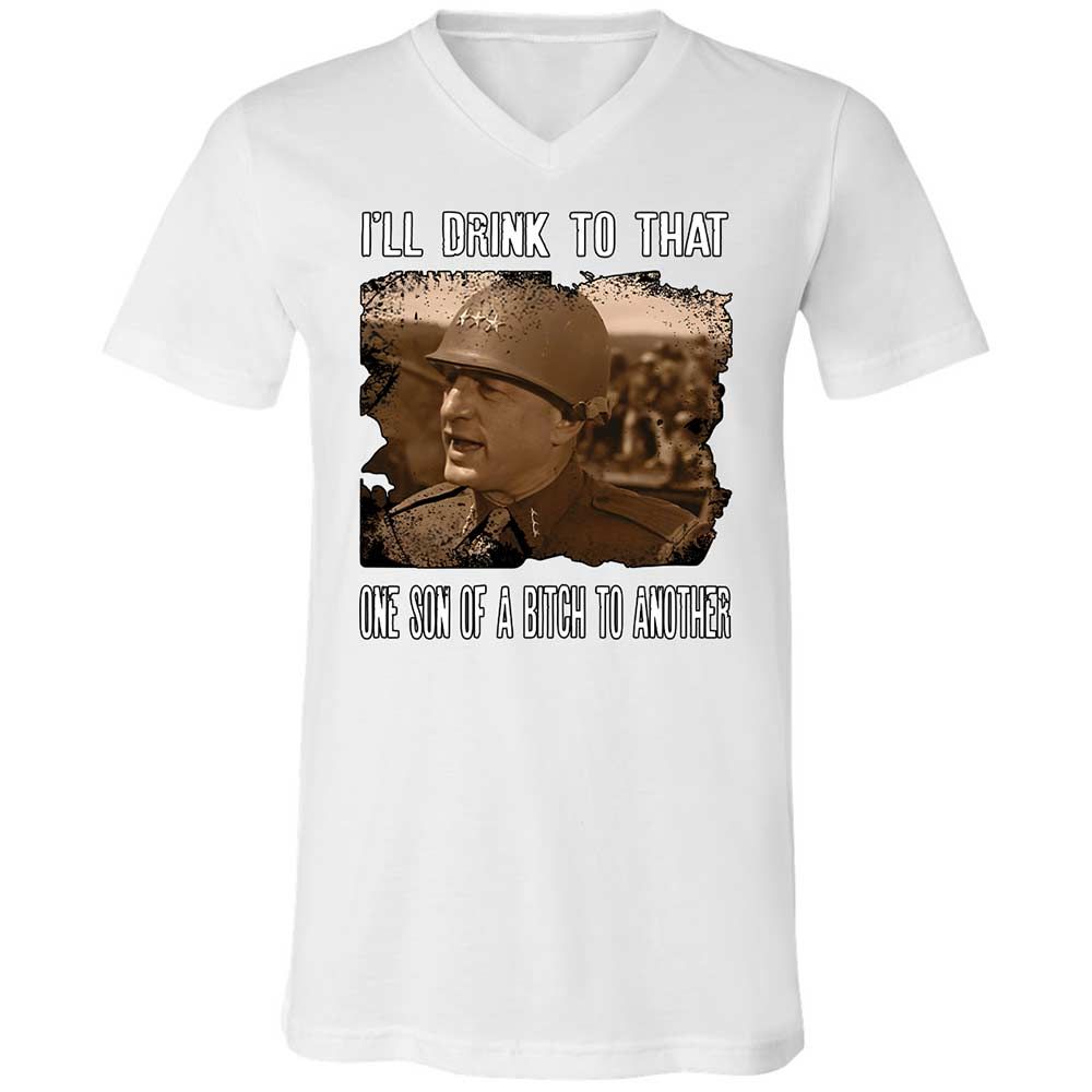Unisex V-Neck T-Shirt - 4W4V21LE - White - 16