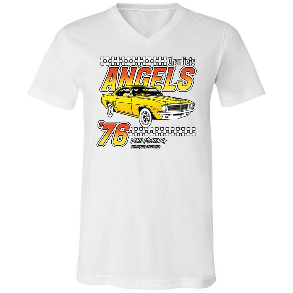 Unisex V-Neck T-Shirt - GM1ZNKHS - White - 16