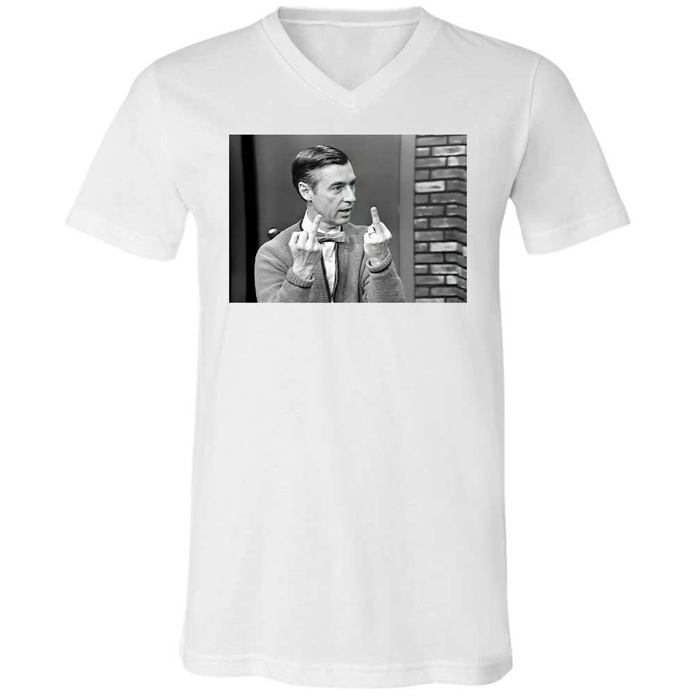 Unisex V-Neck T-Shirt - 2Y5HJG7Z - White - 16