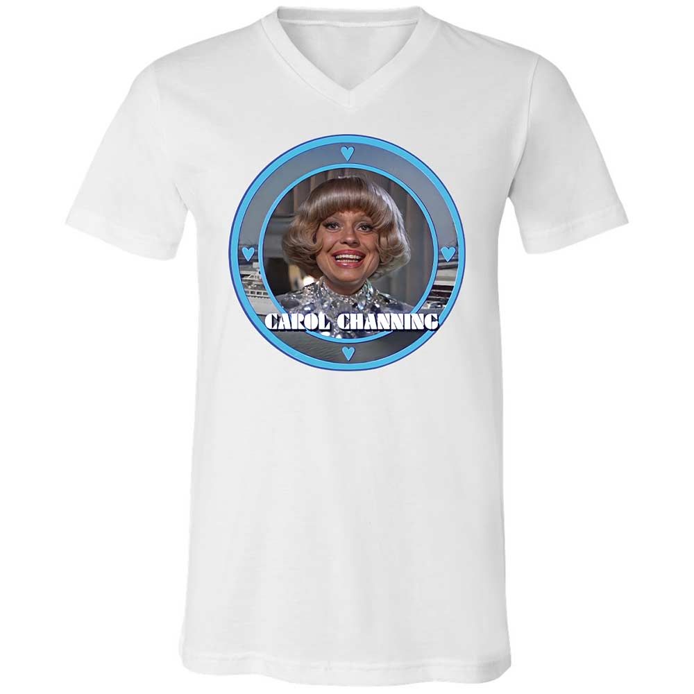 Unisex V-Neck T-Shirt - 54AK2ZTY - White - 16