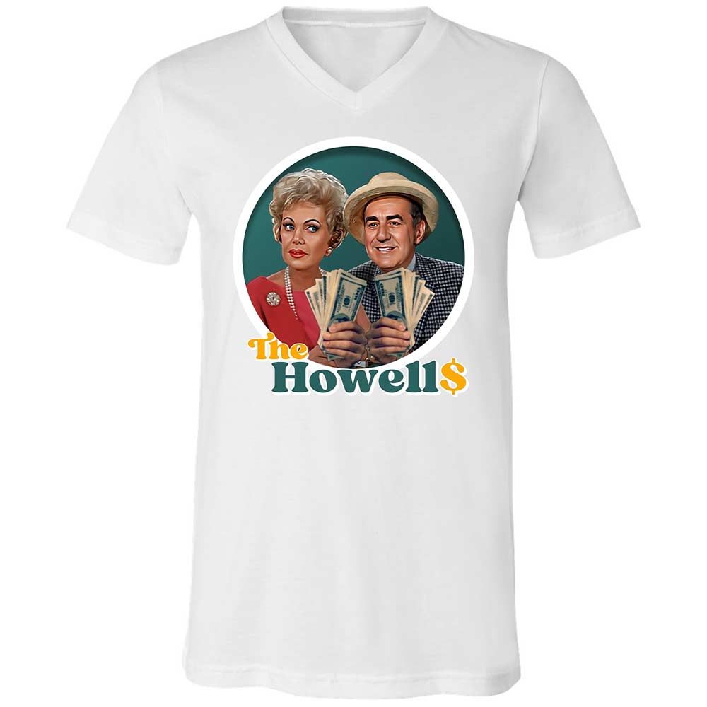 Unisex V-Neck T-Shirt - J85LEMM9 - White - 16