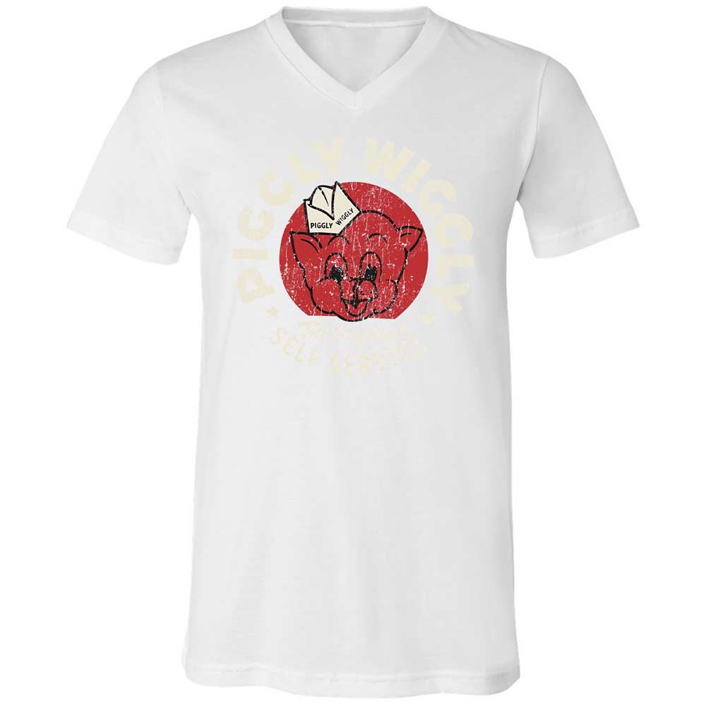 Unisex V-Neck T-Shirt - 3VZJF3VL - White - 16