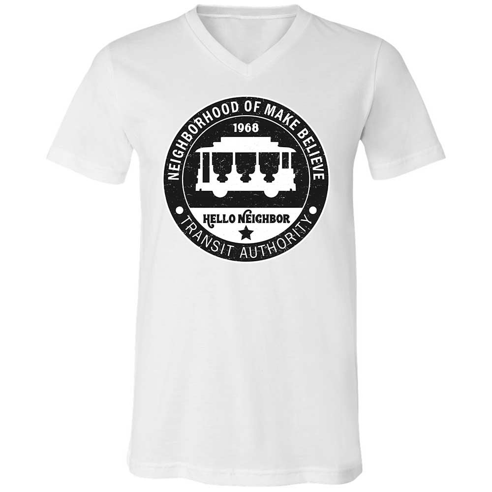 Unisex V-Neck T-Shirt - 91RW9GCB - White - 16