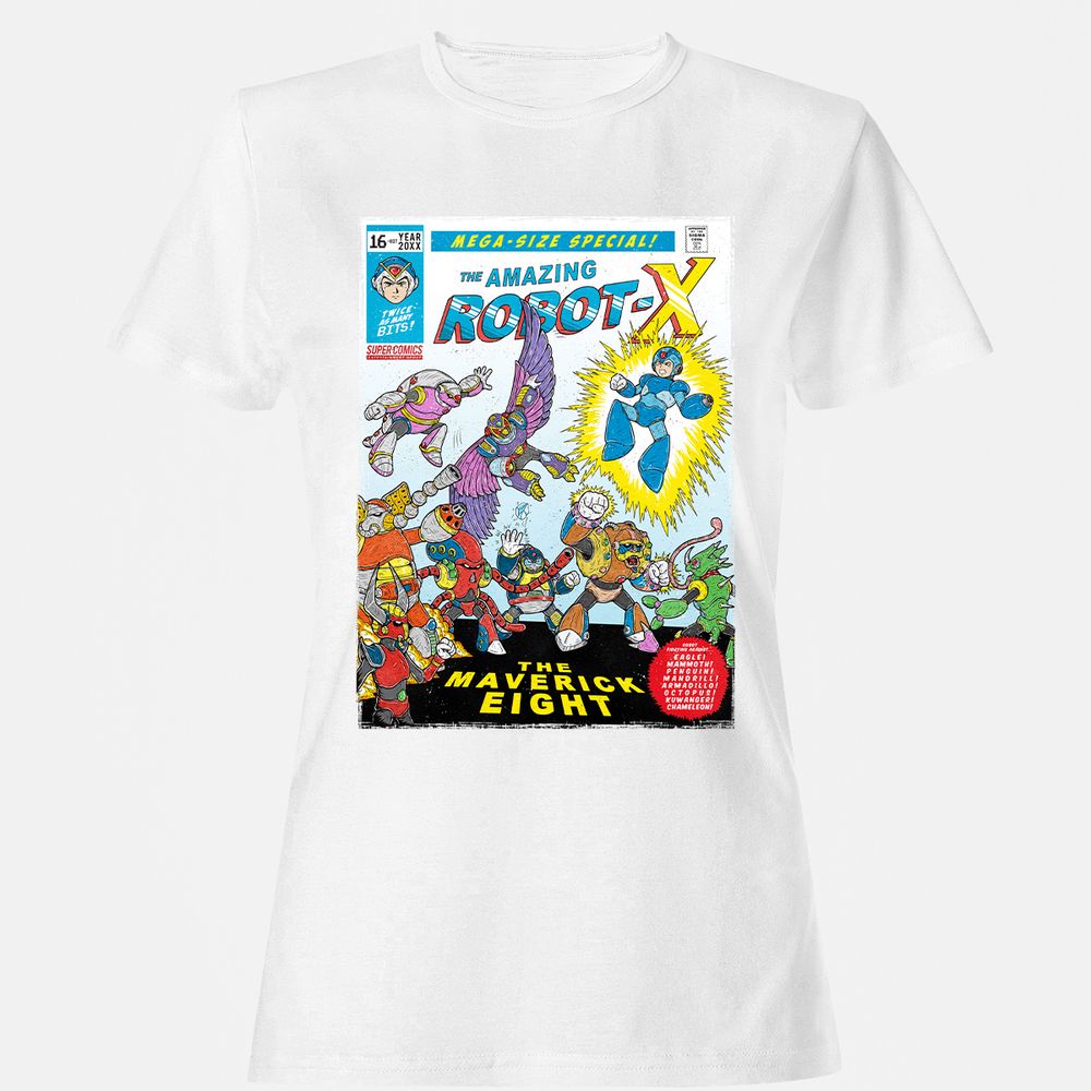 Women's T-Shirt - AJMJFKAA - White - 16