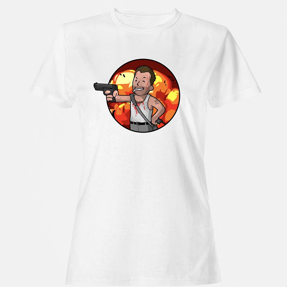 Women's T-Shirt - VV98VKRG - White - 16