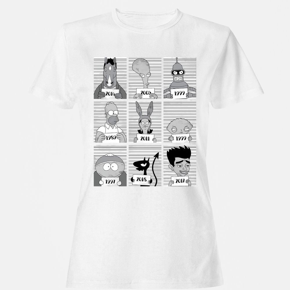 Women's T-Shirt - 84XJ9VLE - White - 16