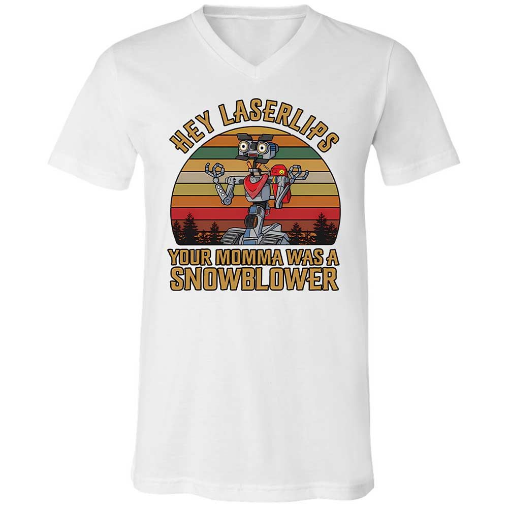 Unisex V-Neck T-Shirt - CG9RRLDU - White - 16