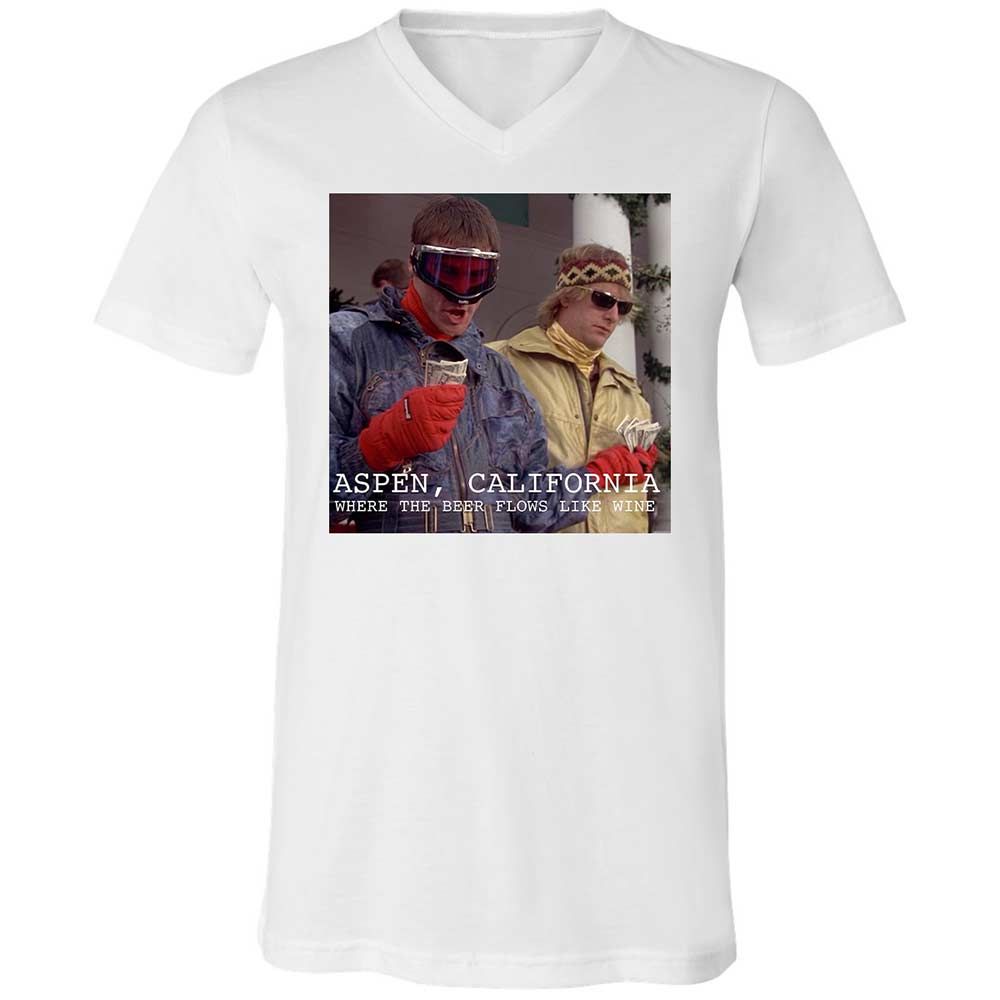 Unisex V-Neck T-Shirt - 5SSETNZZ - White - 16