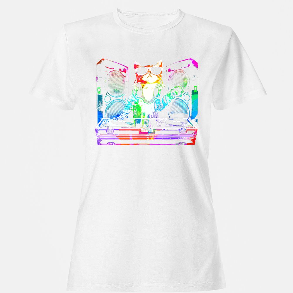 Women's T-Shirt - YDFGRTMQ - White - 16