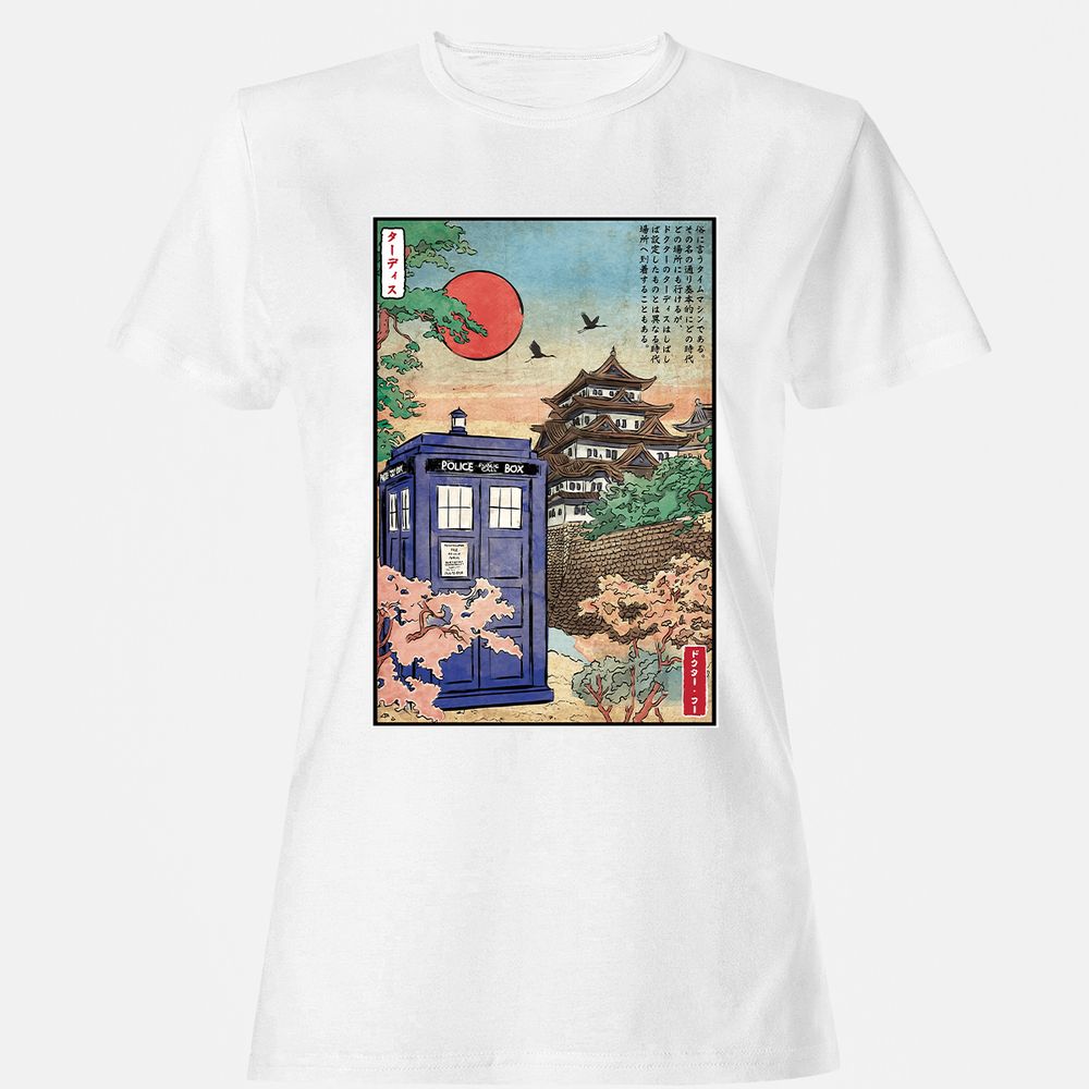 Women's T-Shirt - E193XH7Z - White - 16