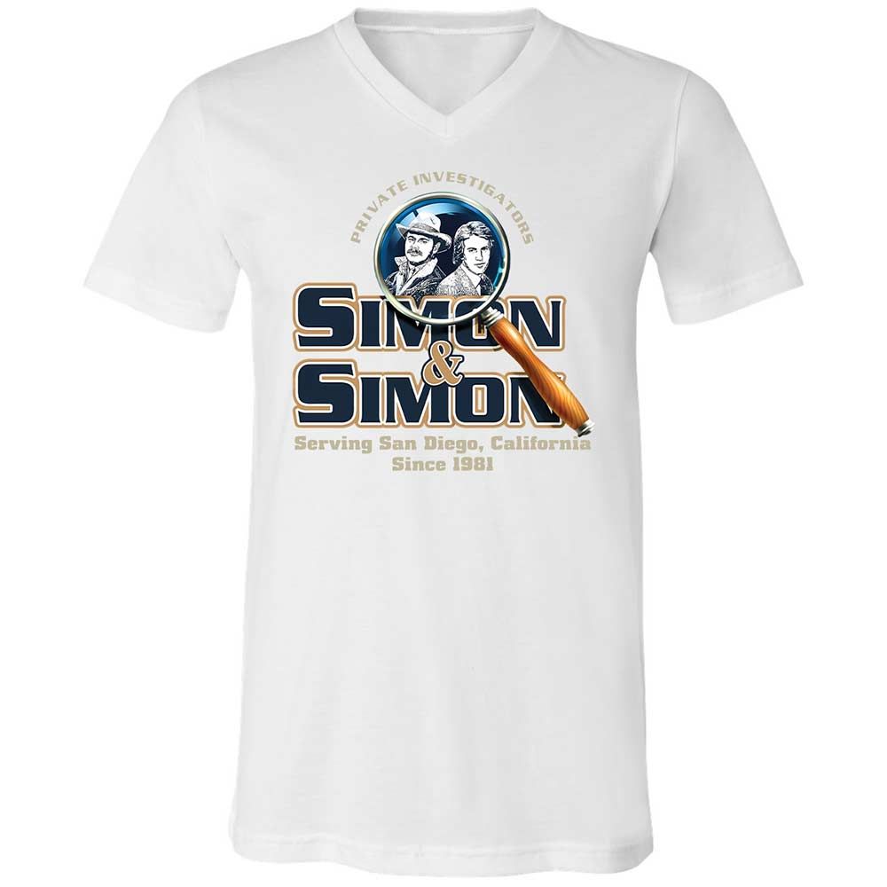 Unisex V-Neck T-Shirt - 8S9RMCVZ - White - 16
