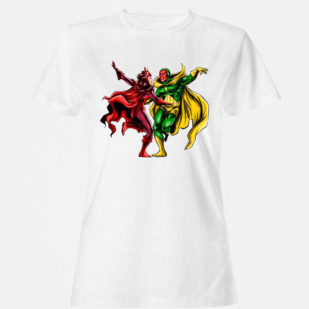 Women's T-Shirt - 9E1EVMBL - White - 16