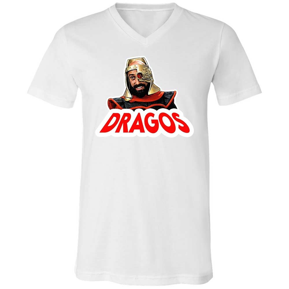 Unisex V-Neck T-Shirt - CNU6XPSE - White - 16