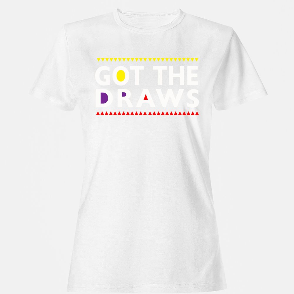 Women's T-Shirt - E62LMBQL - White - 16
