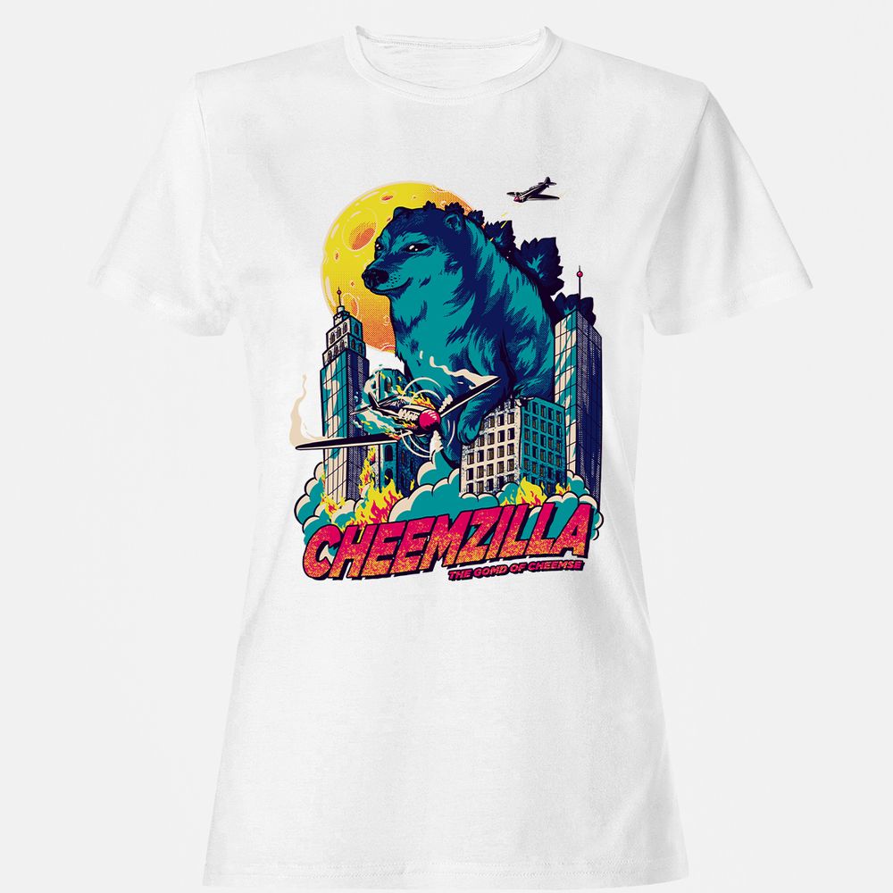 Women's T-Shirt - L333P5VJ - White - 16