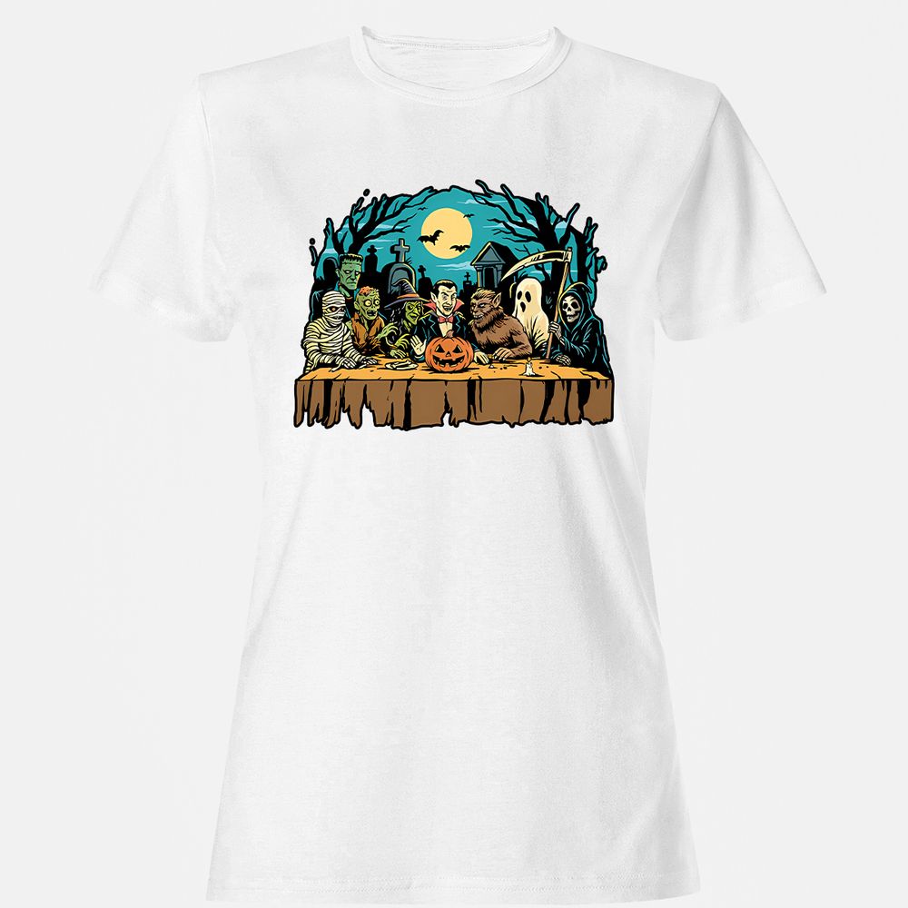 Women's T-Shirt - QVVYB6NU - White - 16