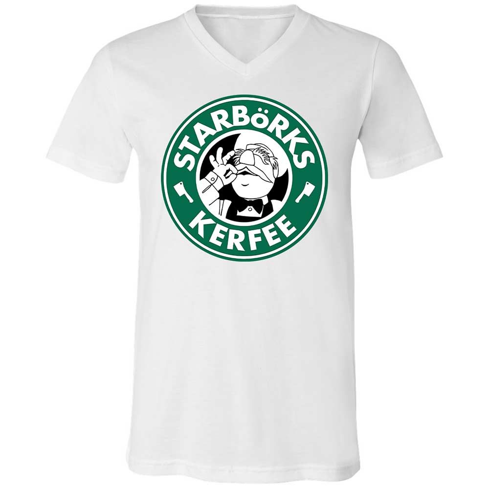 Unisex V-Neck T-Shirt - FSD7CA7A - White - 16