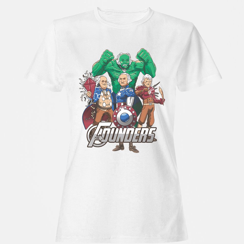 Women's T-Shirt - P1N7KR45 - White - 16