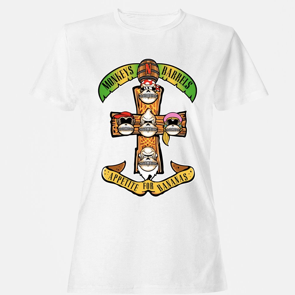 Women's T-Shirt - XZMLWN6G - White - 16