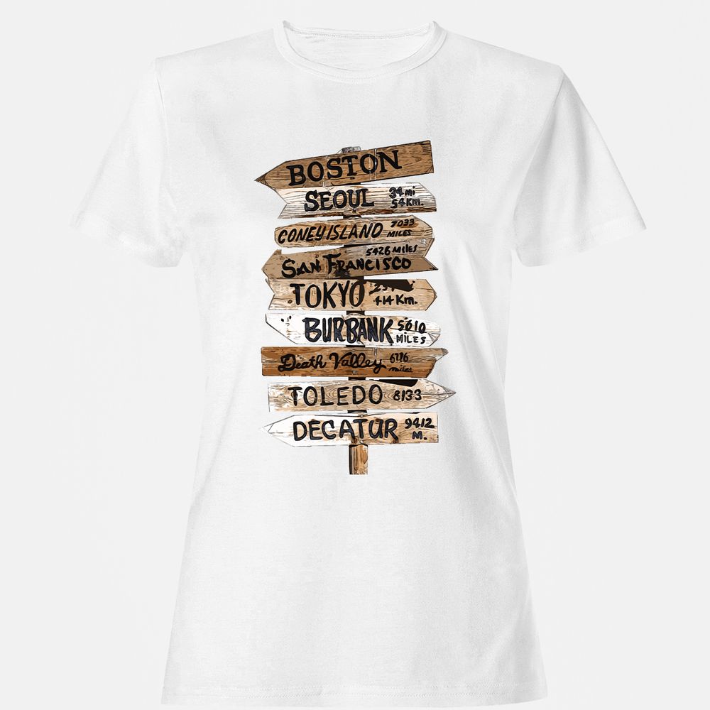 Women's T-Shirt - VGWEPE44 - White - 16