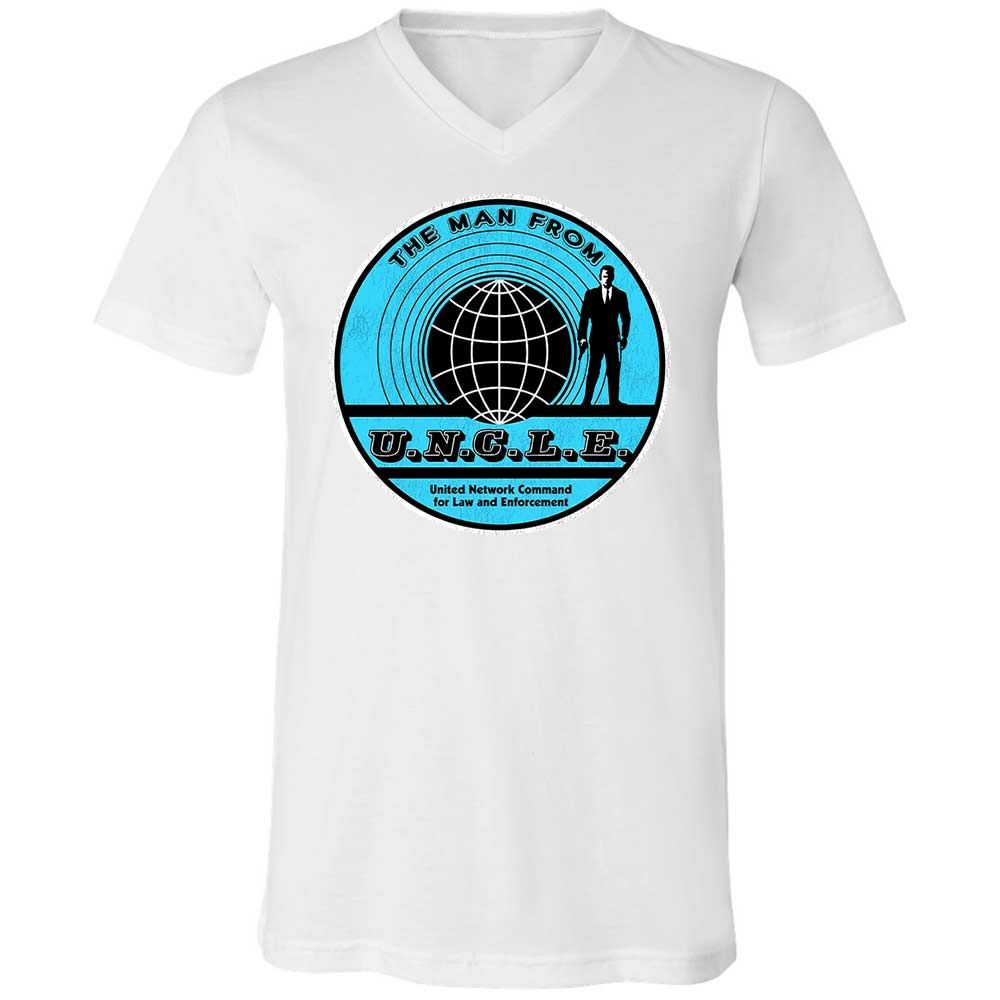 Unisex V-Neck T-Shirt - GYJRTSZD - White - 16