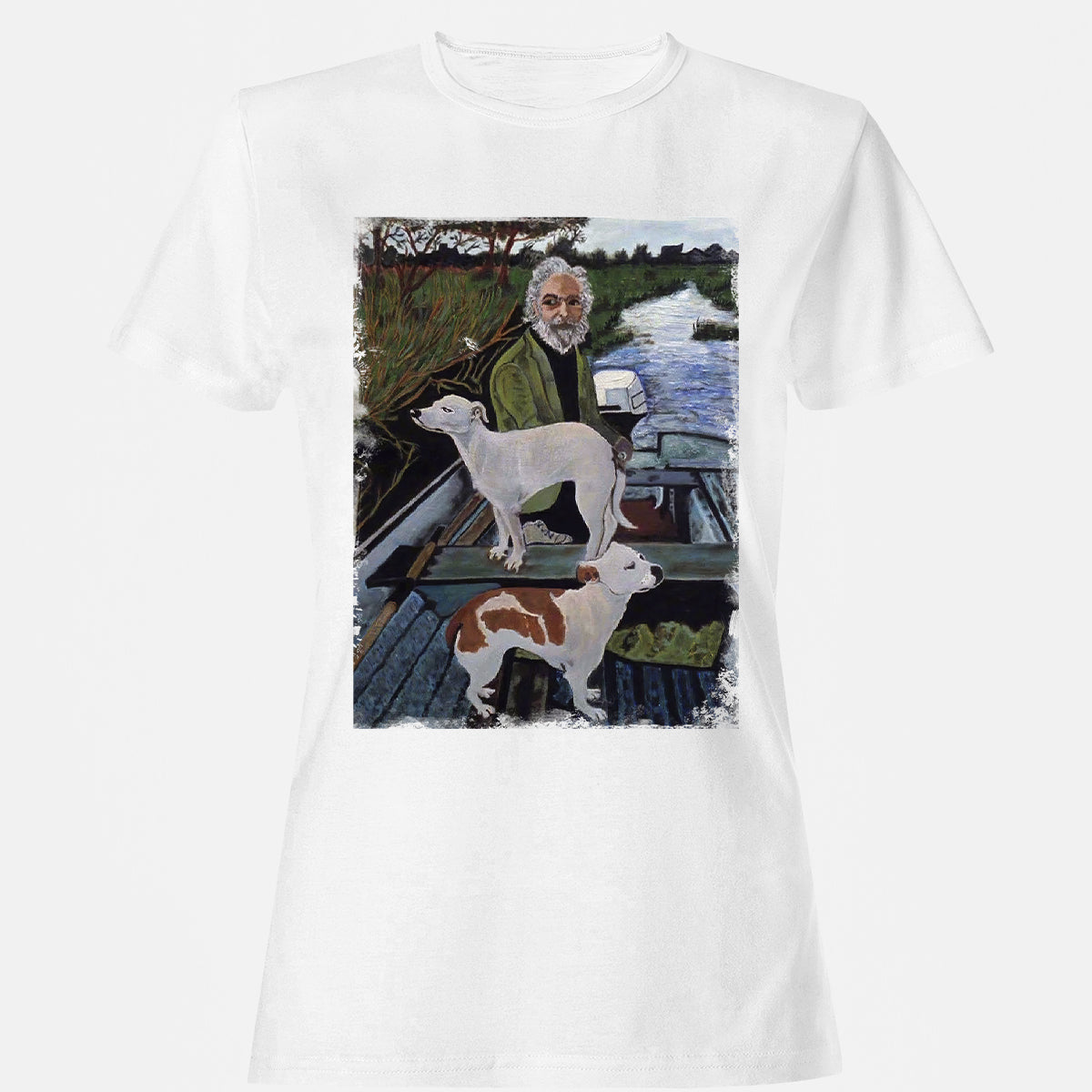 Women's T-Shirt - E66GA6WZ - White - 16