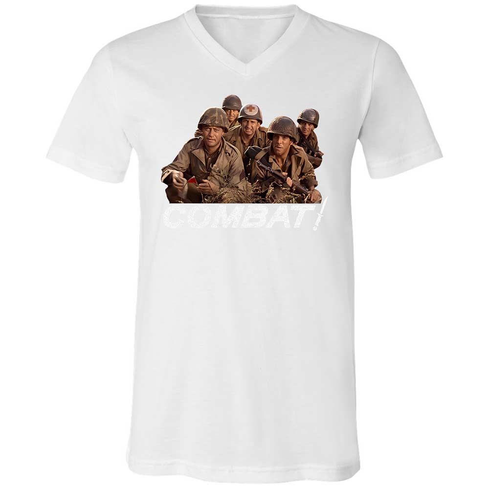 Unisex V-Neck T-Shirt - FF5MBPQC - White - 16