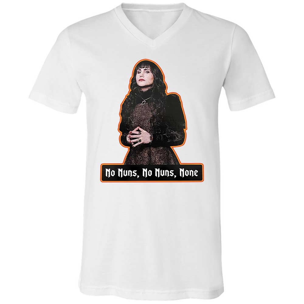Unisex V-Neck T-Shirt - YUBD1BYZ - White - 16