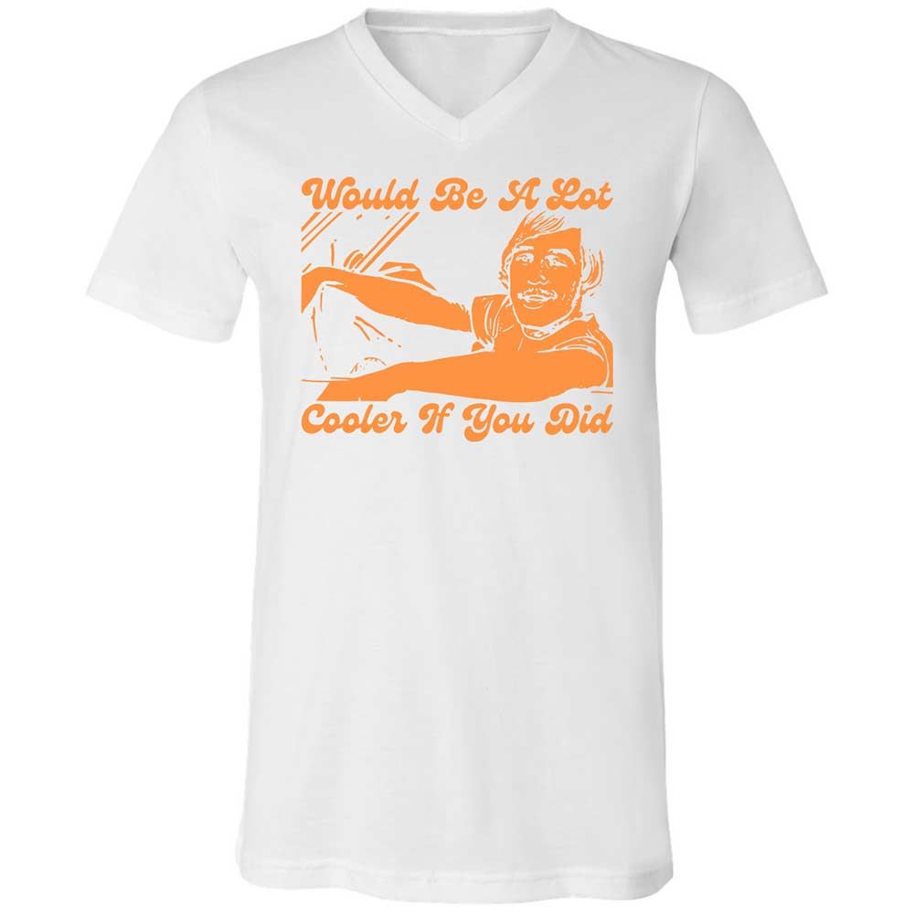 Unisex V-Neck T-Shirt - 6KQKNVX3 - White - 16