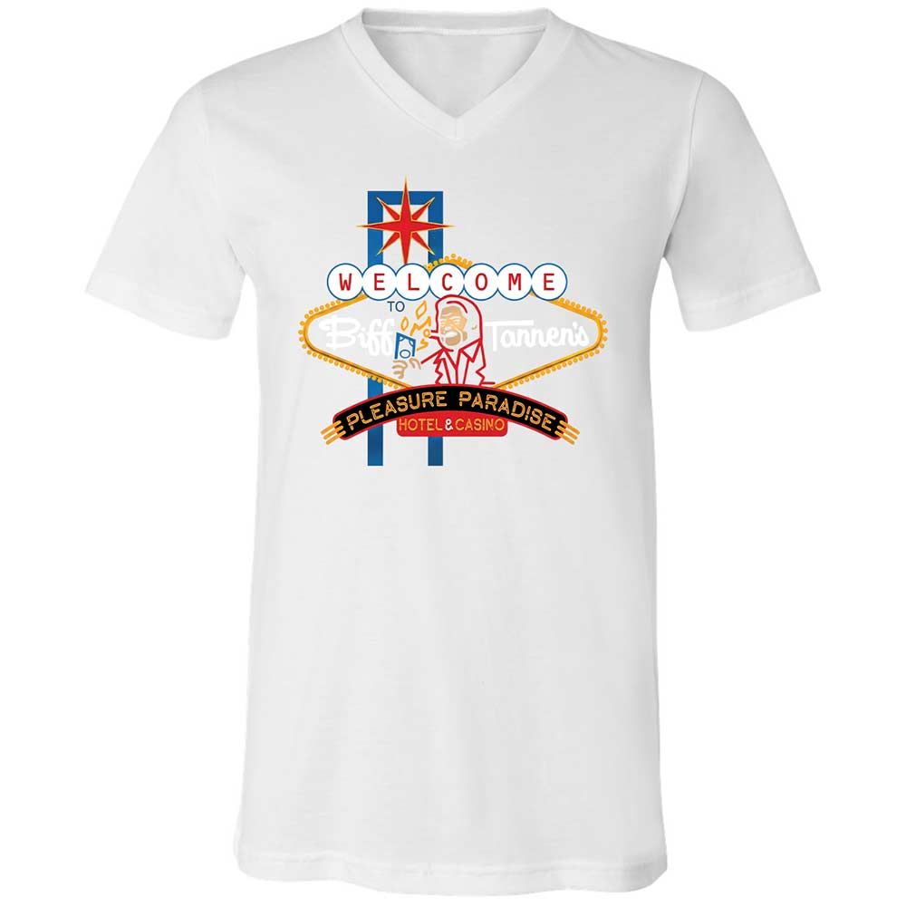 Unisex V-Neck T-Shirt - 65NG5M7V - White - 16