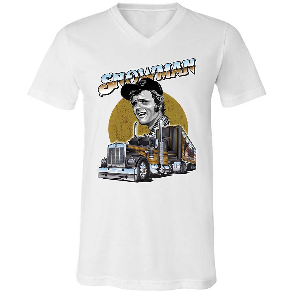 Unisex V-Neck T-Shirt - HZGDBTT7 - White - 16