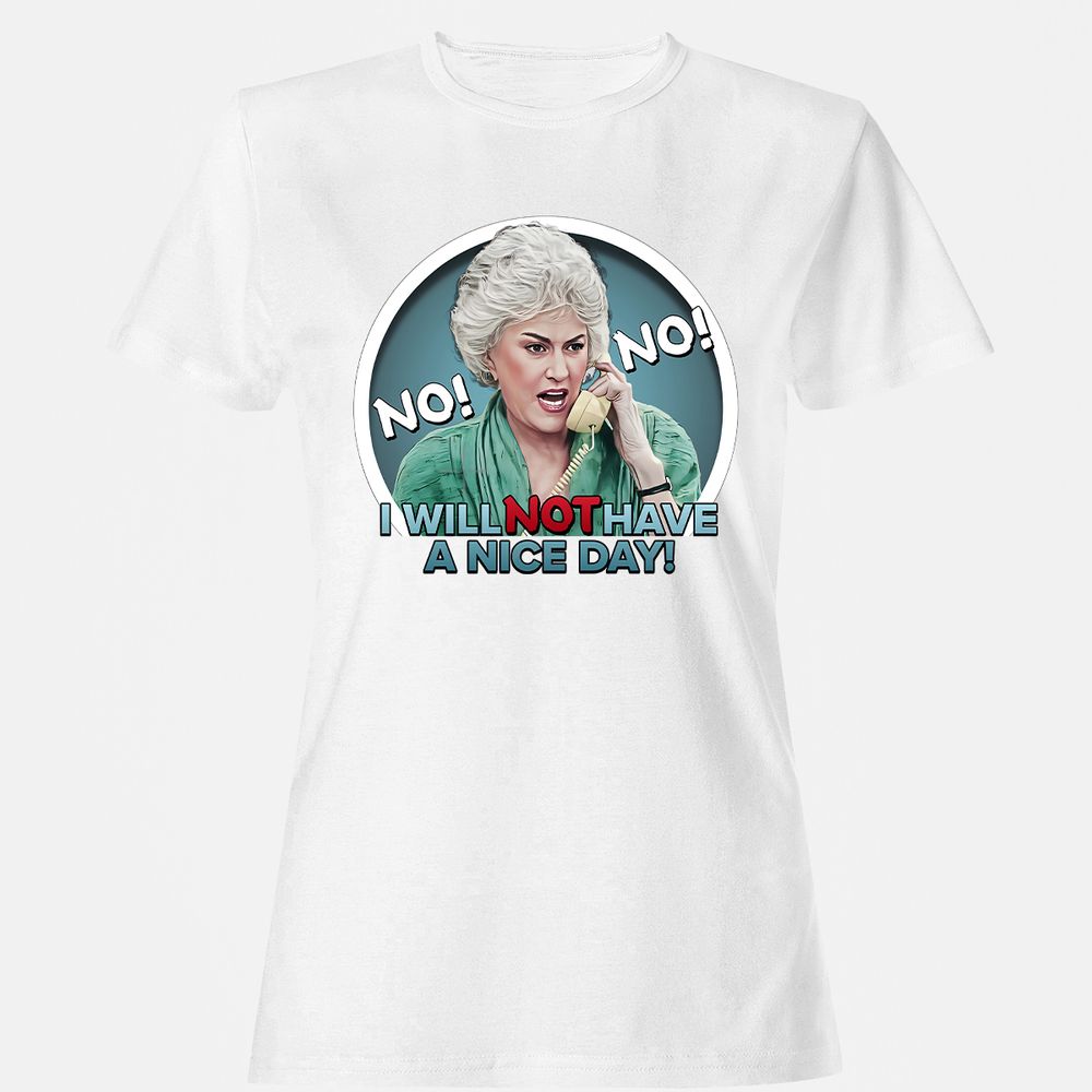 Women's T-Shirt - QFY3BM6Z - White - 16