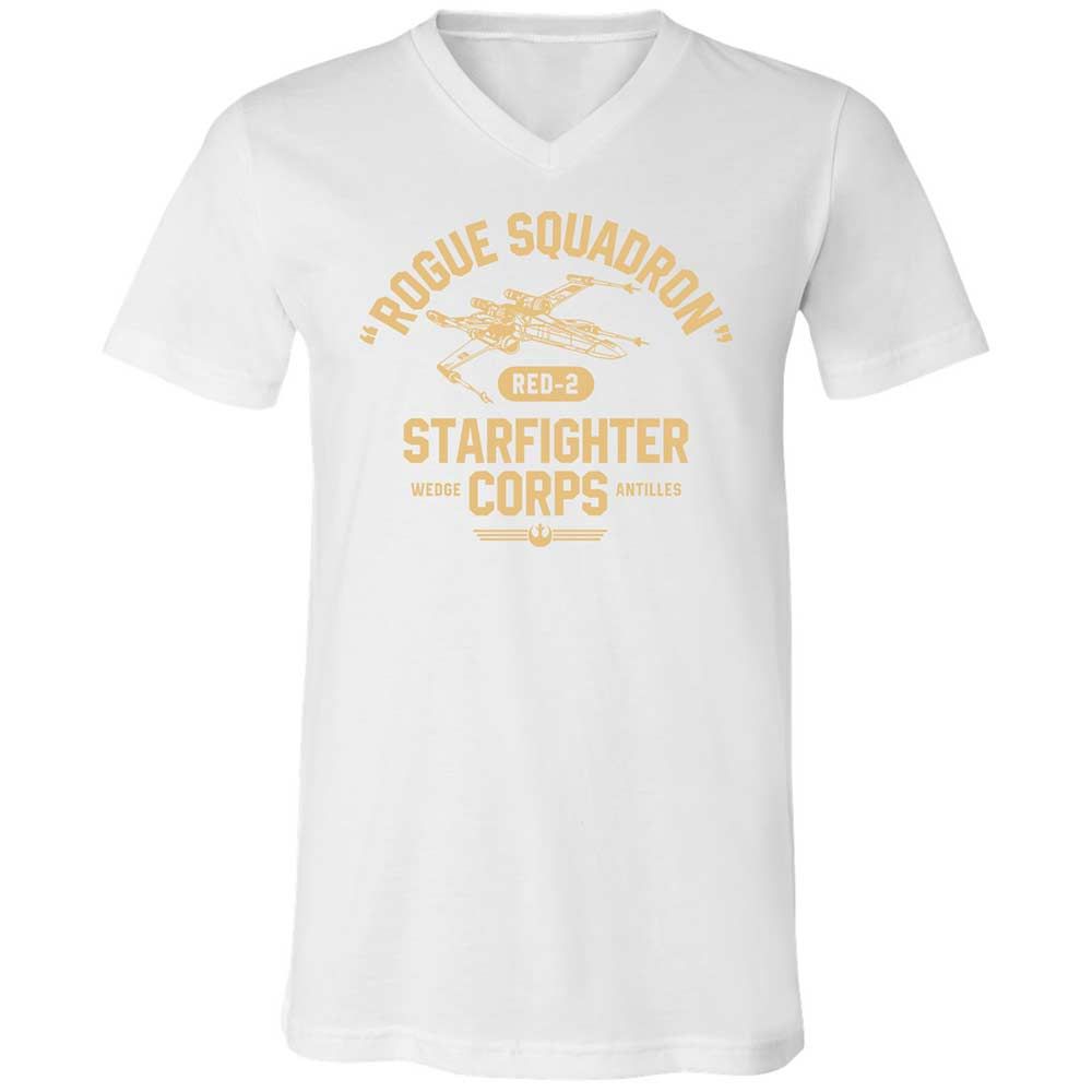 Unisex V-Neck T-Shirt - SES5GSYV - White - 16